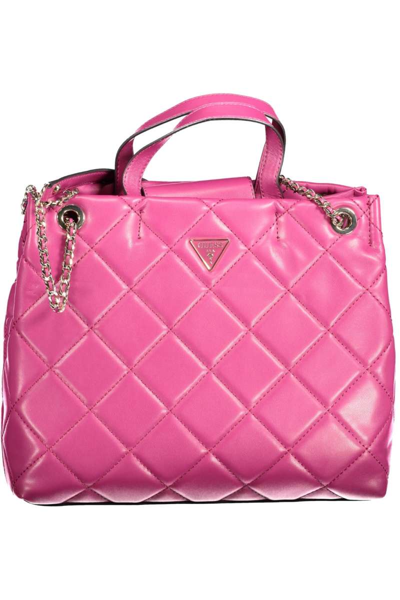 GUESS JEANS Γυναικεία τσάντα ροζ QG767924_FUCHSIA