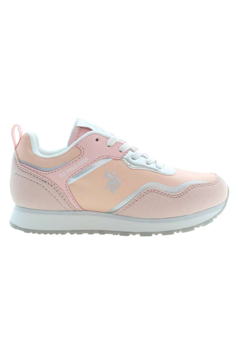 US POLO BEST PRICE PINK GIRL SPORT SHOES Rosa NOBIK010K3NH1_ROSA_PIN-SIL01