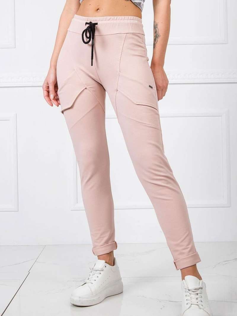 BFG Γυναικείο παντελόνι φόρμας 166220 BFG_Spodnie_RV-DR-5424.08X_Light_Pink