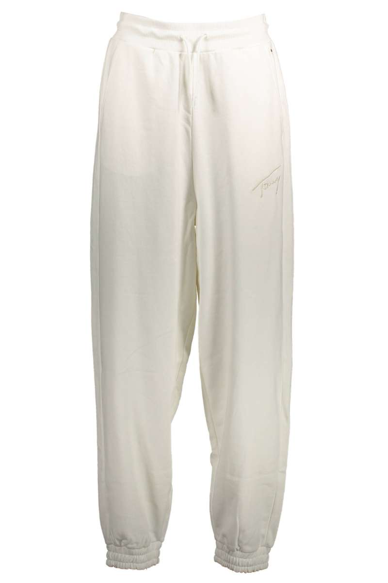 TOMMY HILFIGER Γυναικείο παντελόνι φόρμας DW0DW13821 Λευκό YBL