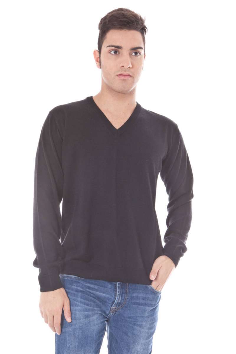 ROMEO GIGLI RGV Sweater with V neckline Men Black RGV_C26660