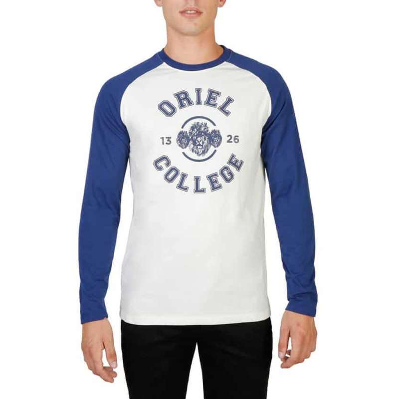 Oxford University ORIEL-RAGLAN-ML T-shirt long sleeve Men Blue -NAVY