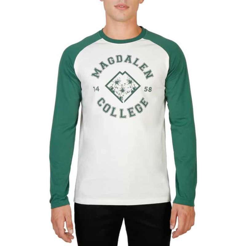 Oxford University MAGDALEN-RAGLAN-ML T-shirt long sleeve Men Green -GREEN