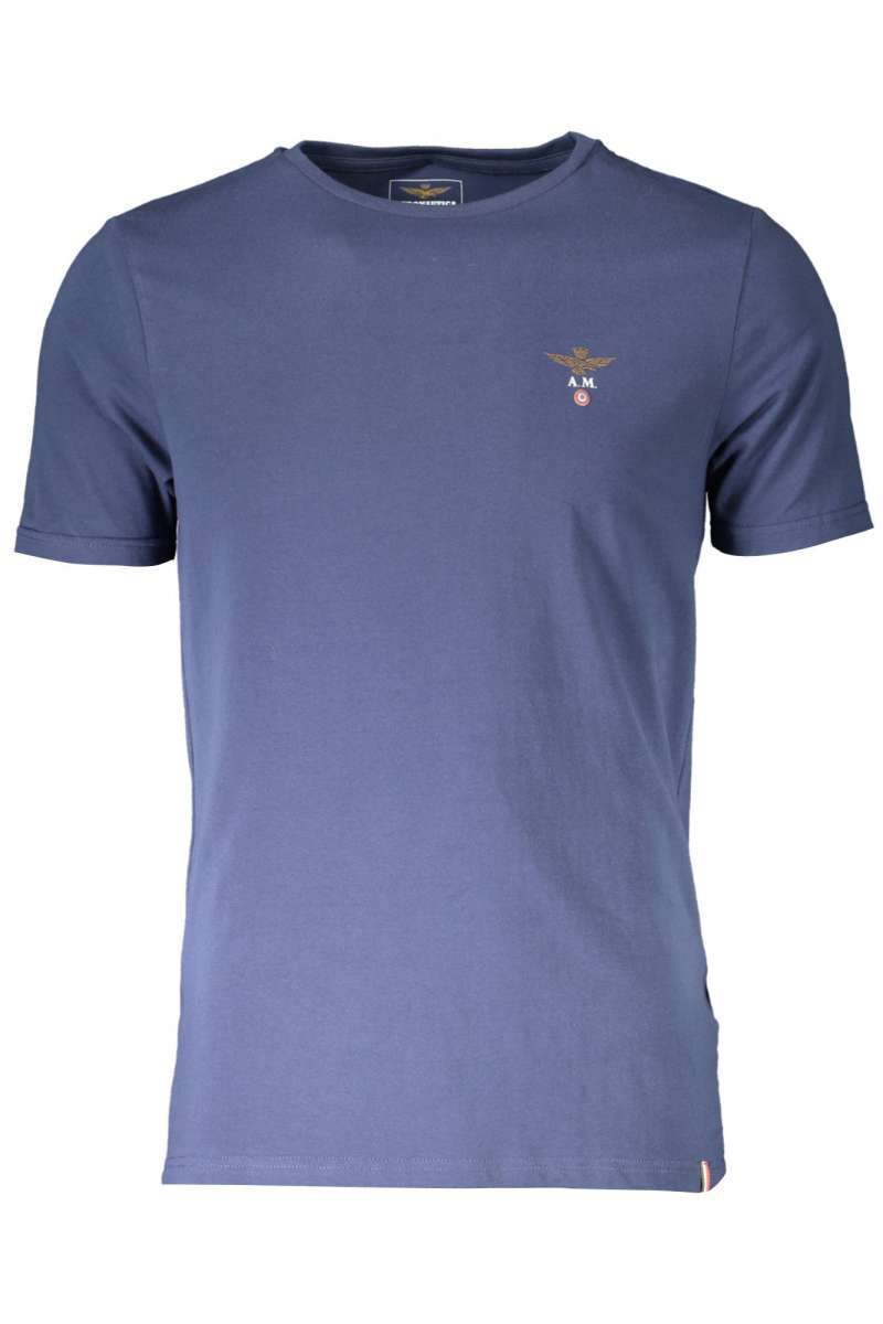 AERONAUTICA MILITARE SCOTI001J508 T-shirt short sleeve Men Blue SCOTI001J508_08184