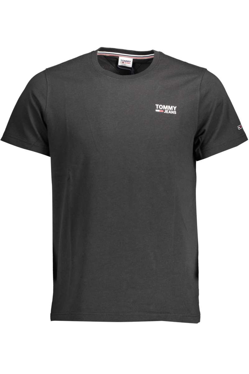 TOMMY HILFIGER Ανδρικό μπλουζάκι κοντό μανίκι DM0DM09588 Μαύρο BDS