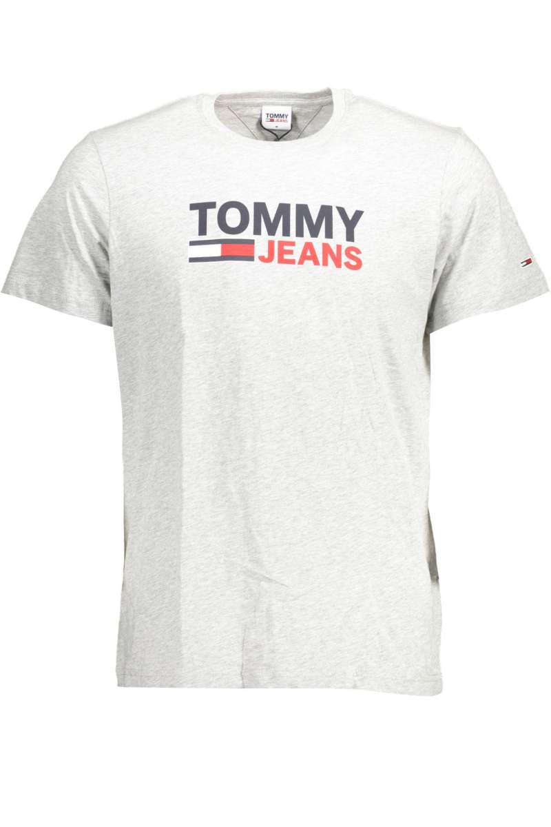 TOMMY HILFIGER Ανδρικό μπλουζάκι κοντό μανίκι DM0DM15379 Γκρι P01