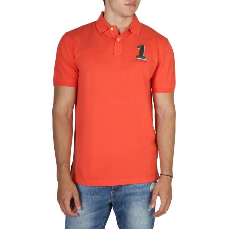 Hackett HM562314 Polo t-shirt short sleeve Men Orange 230