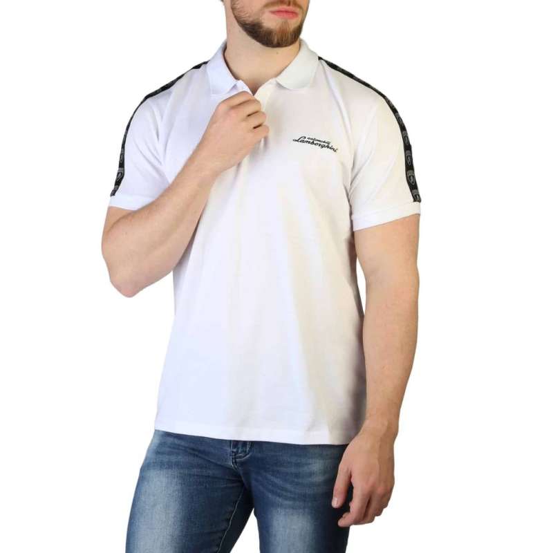Lamborghini Polo t-shirt Men B3XVB7TS White 30273-003WHITE