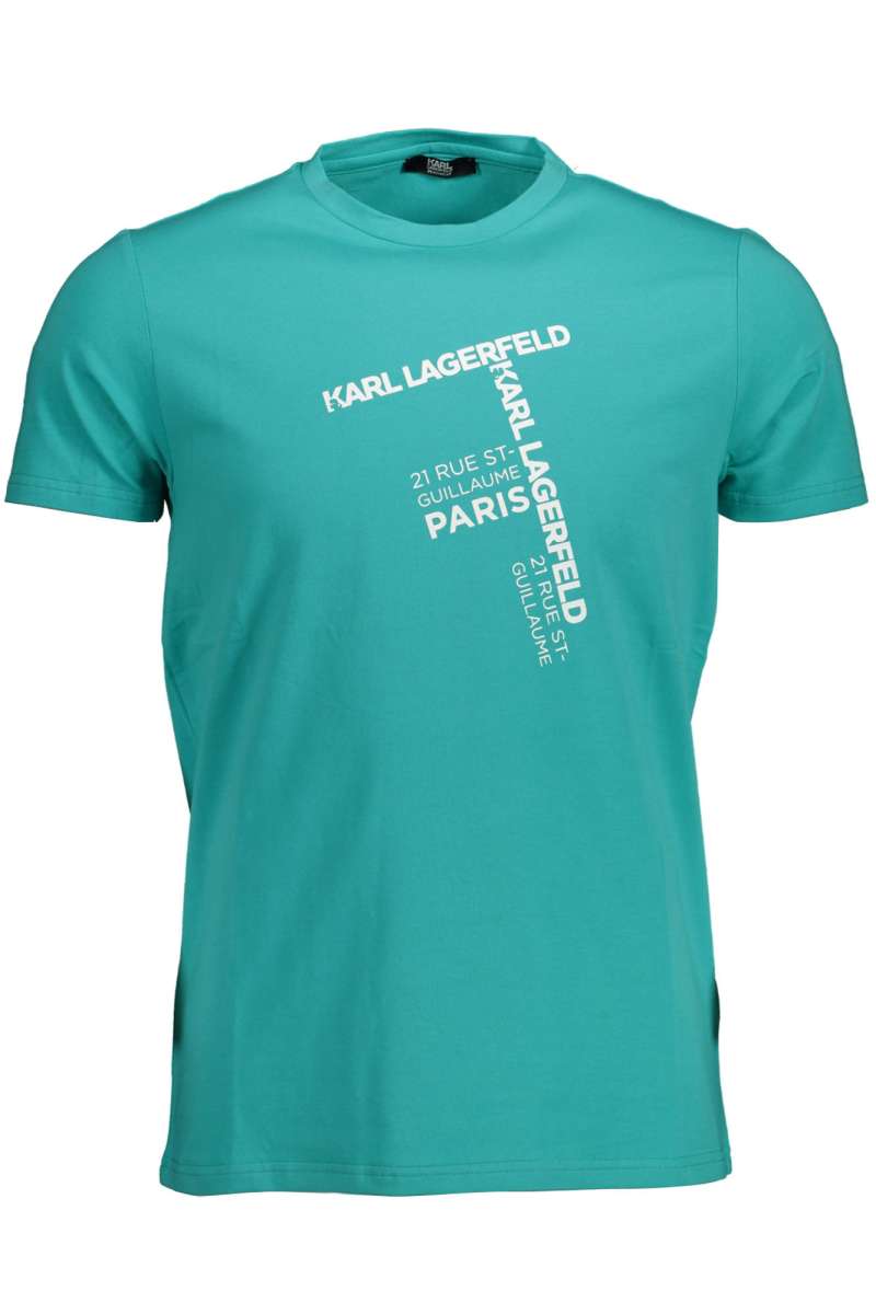 KARL LAGERFELD BEACHWEAR Ανδρικό μπλουζάκι κοντό μανίκι KL22MTS02