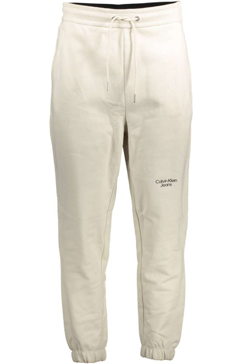 CALVIN KLEIN  Ανδρικό παντελόνι φόρμας J30J320590 Μπεζ ACF