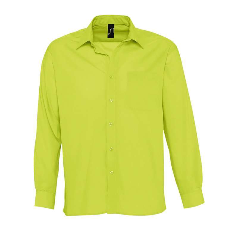 Sol's Baltimore - 16040 Ανδρικό πουκάμισο Μακρύ Μανίκι Πράσινο Ανοιχτό-280 APPLE GREEN-280