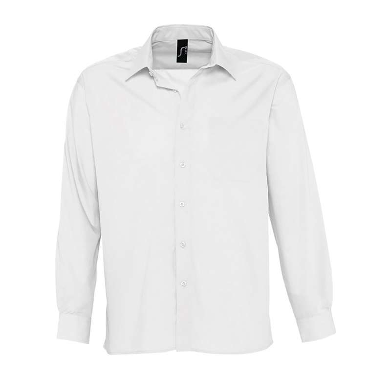 Sol's Baltimore - 16040 Ανδρικό πουκάμισο Μακρύ Μανίκι Λευκό-102 WHITE-102