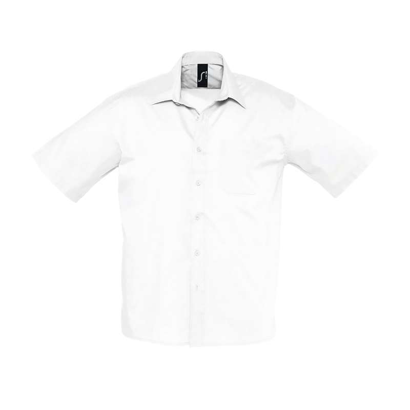 Sol's Bristol - 16050 Ανδρικό πουκάμισο Κοντό Μανίκι Λευκό-102 WHITE-102