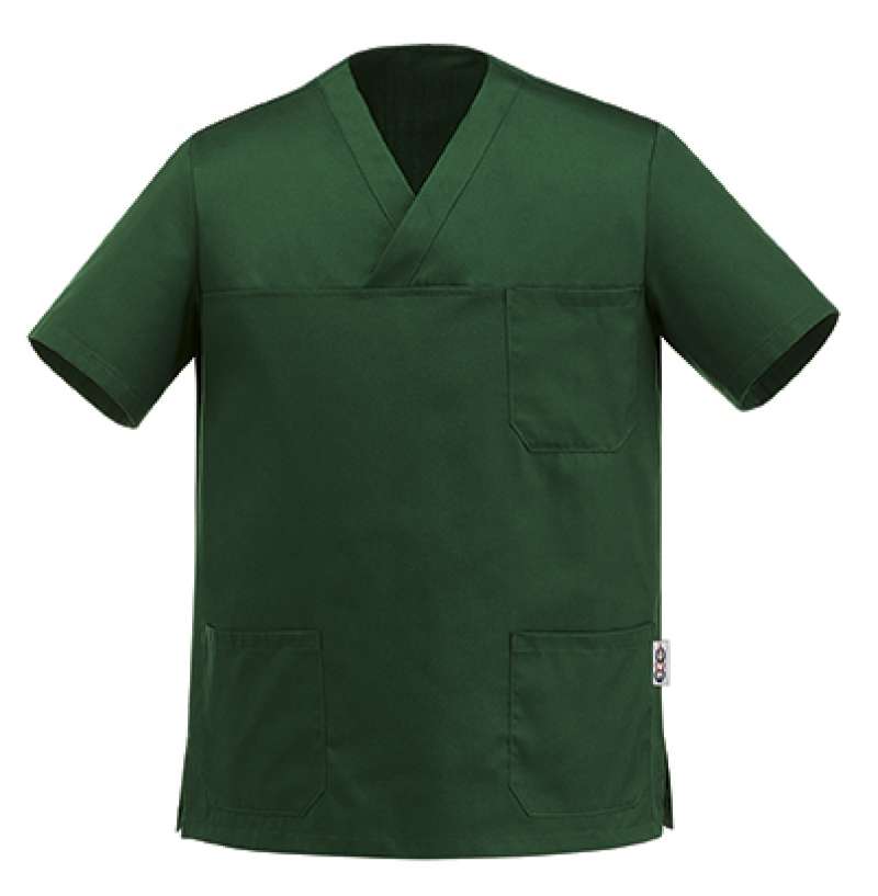 Egochef Leonardo 5500 Unisex Ιατρική Μπλούζα με V Πράσινο Σκούρο 004C 004C
