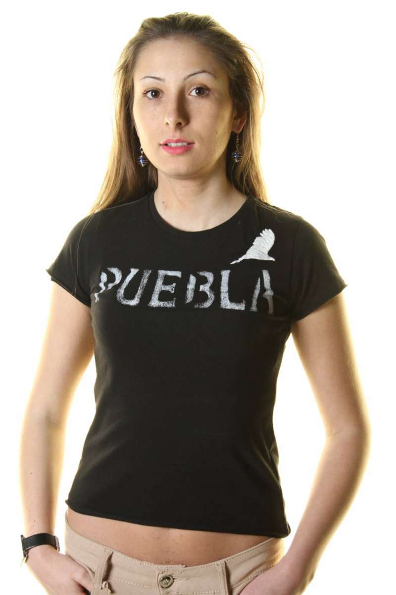 PUEBLA 55K1051 Γυναικείο μπλουζάκι κοντό μανίκι
