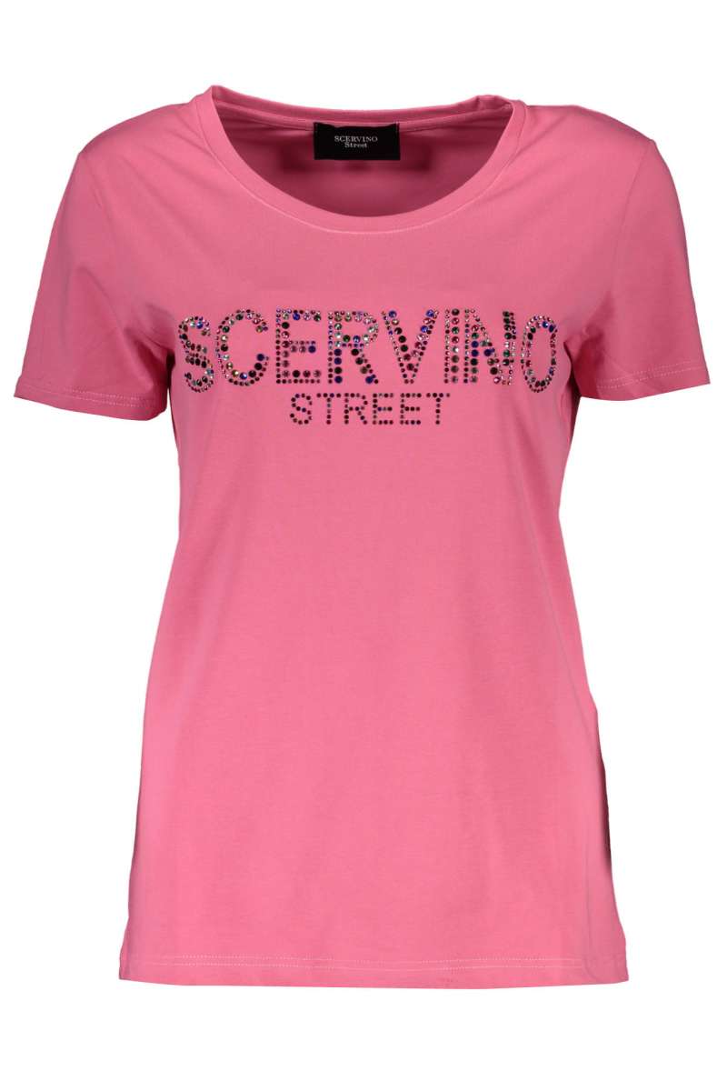 SCERVINO STREET Γυναικείο Μπλουζάκι Λαιμόκοψη D38TL1099 TSD010