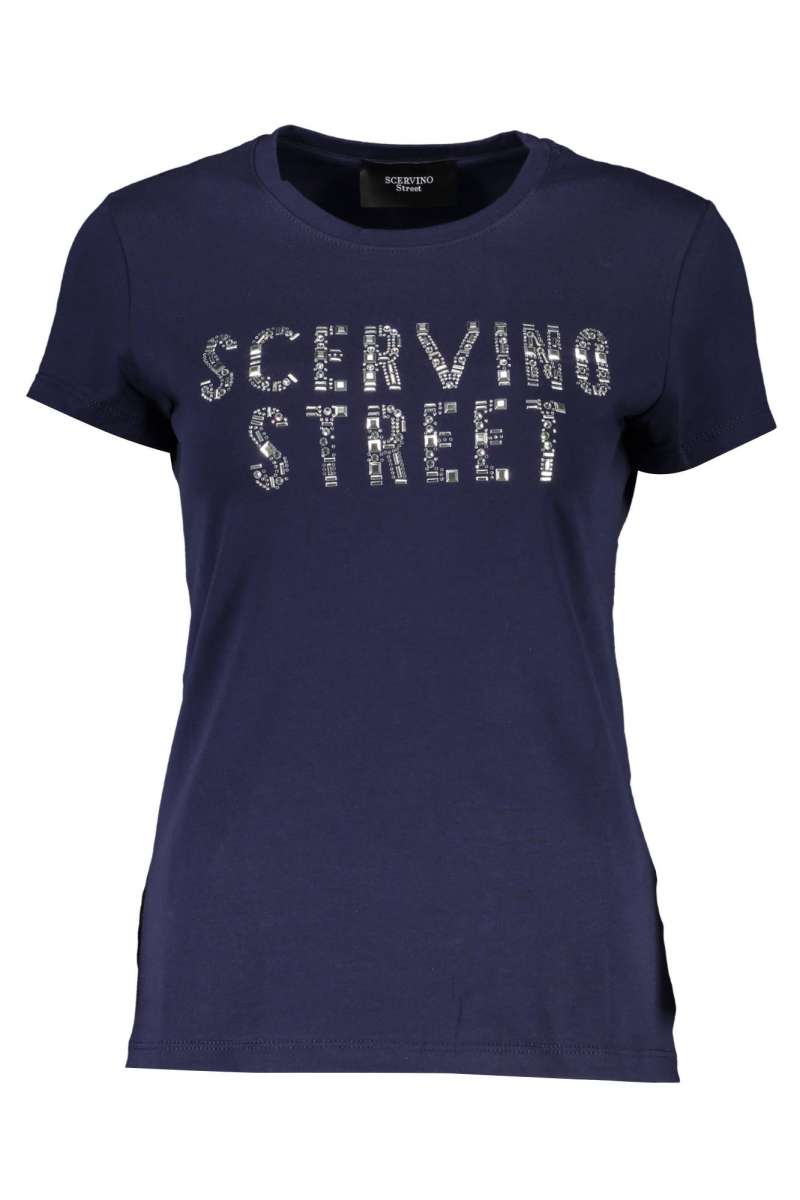 SCERVINO STREET Γυναικείο Μπλουζάκι Λαιμόκοψη D38TL1100 TSD011 SC006 IND