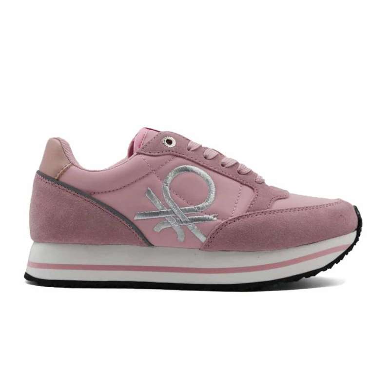 BENETTON Γυναικεία αθλητικά παπούτσια BULL Pink BTW223201-8080--Chiffon