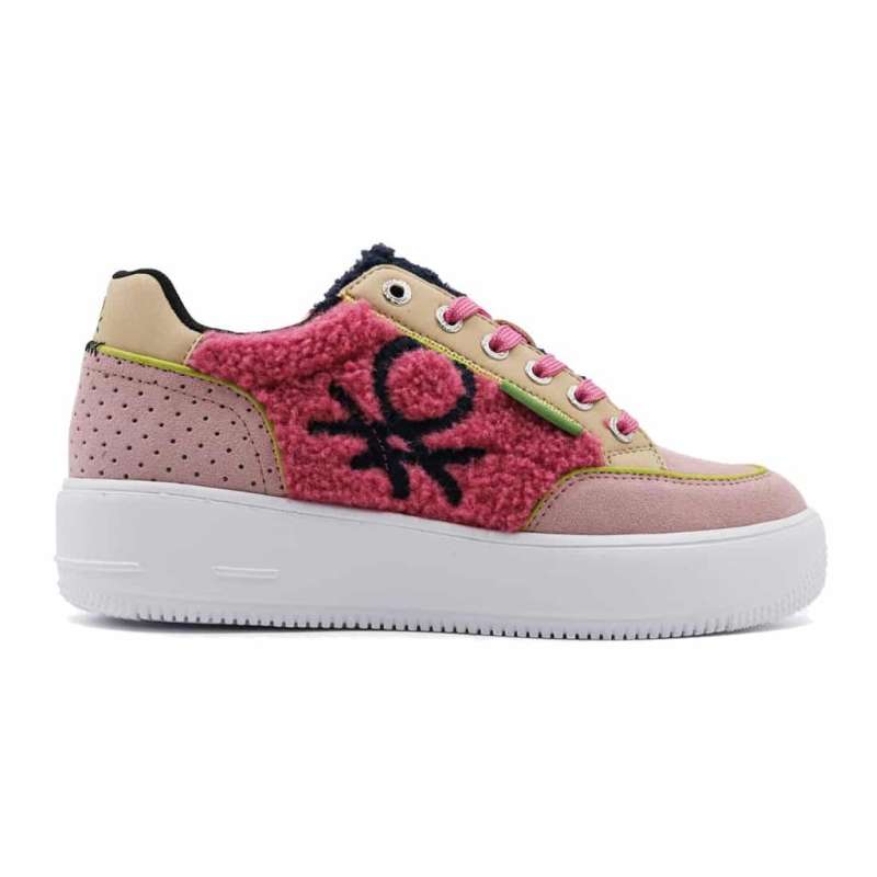 BENETTON Γυναικεία αθλητικά παπούτσια HALL Pink BTW224326-8031--Lotus