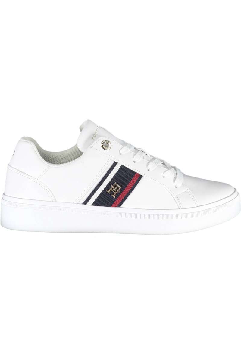 TOMMY HILFIGER WOMEN'S SPORT SHOES WHITE Bianco FW0FW07379_BIANCO_YBS