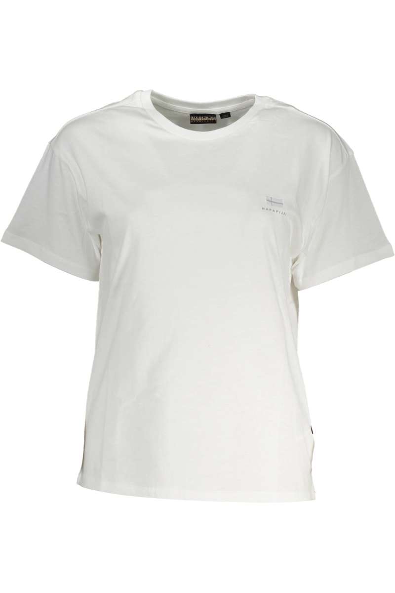NAPAPIJRI Γυναικείο μπλουζάκι κοντό μανίκι λευκό NP0A4H87 S-NINA_002