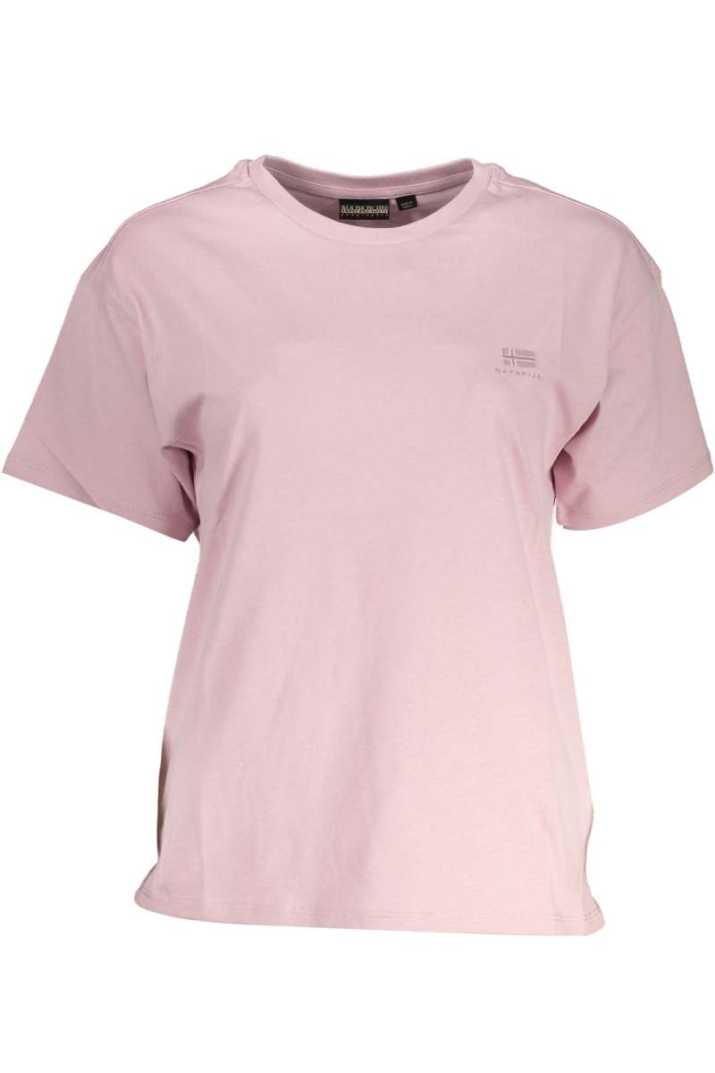 NAPAPIJRI Γυναικείο μπλουζάκι κοντό μανίκι ροζ NP0A4H87 S-NINA_P89