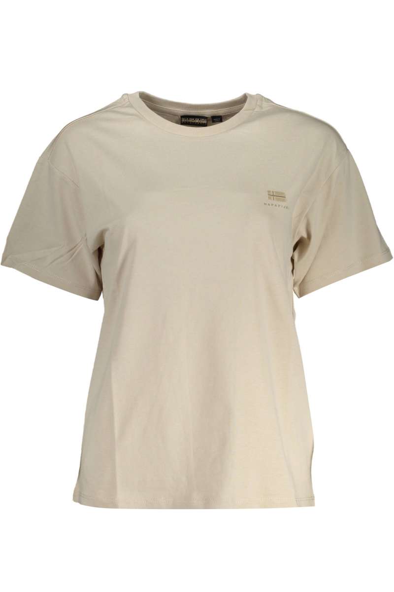 NAPAPIJRI Γυναικείο μπλουζάκι κοντό μανίκι μπέζ NP0A4H87 S-NINA_N90