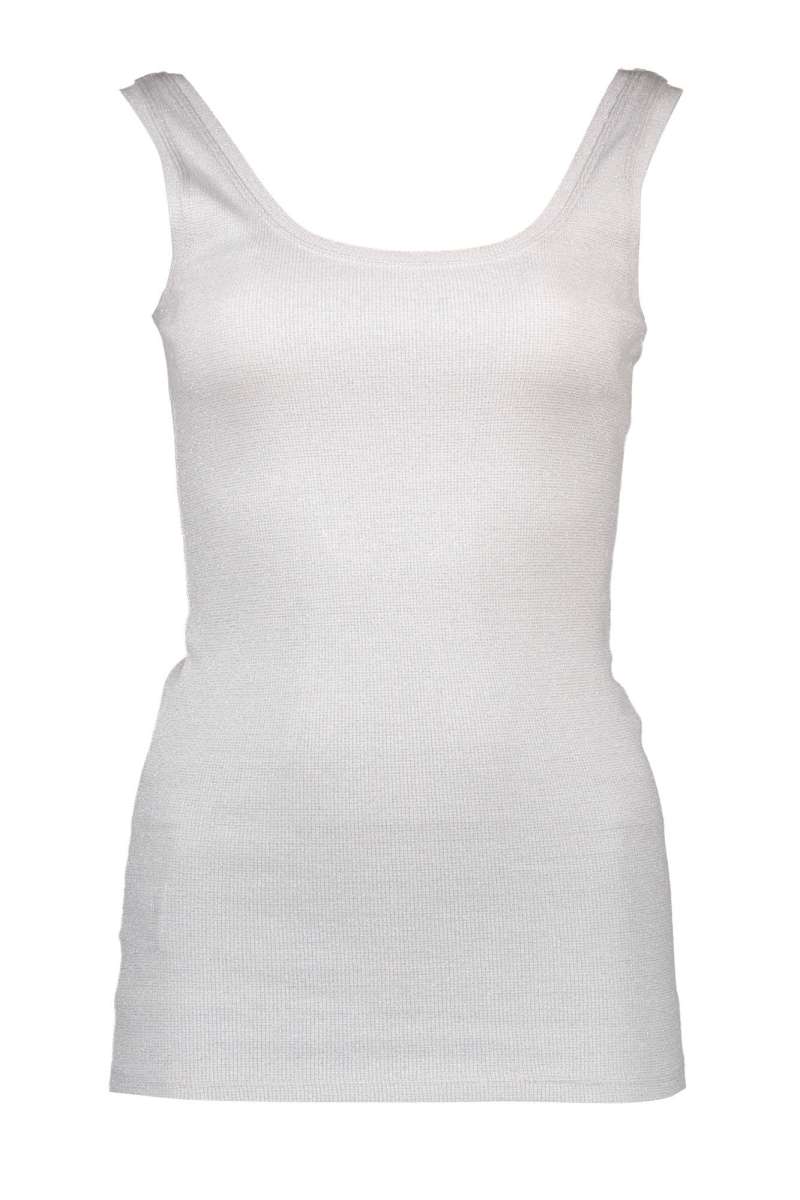 SILVIAN HEACH Γυναικείο μπλουζάκι αμάνικο λευκό FCP16535CN RU A_WHITE OPT
