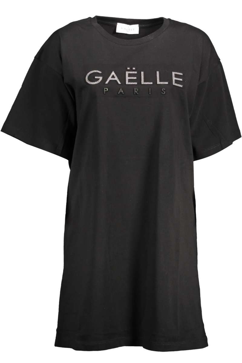 GAELLE PARIS Γυναικείο φόρεμα κοντό μαύρο GBD11282SA_NERO