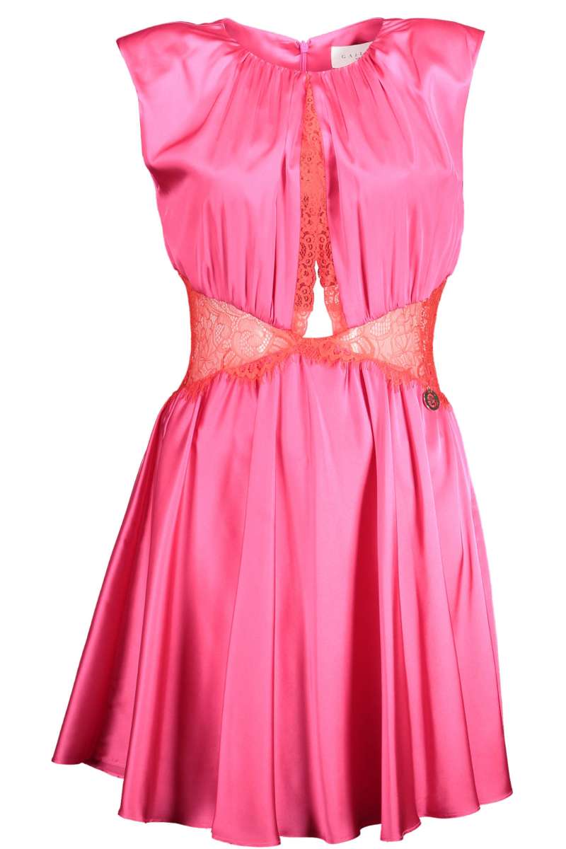 GAELLE PARIS Γυναικείο φόρεμα κοντό ροζ GBD11653FA_FUCSIA