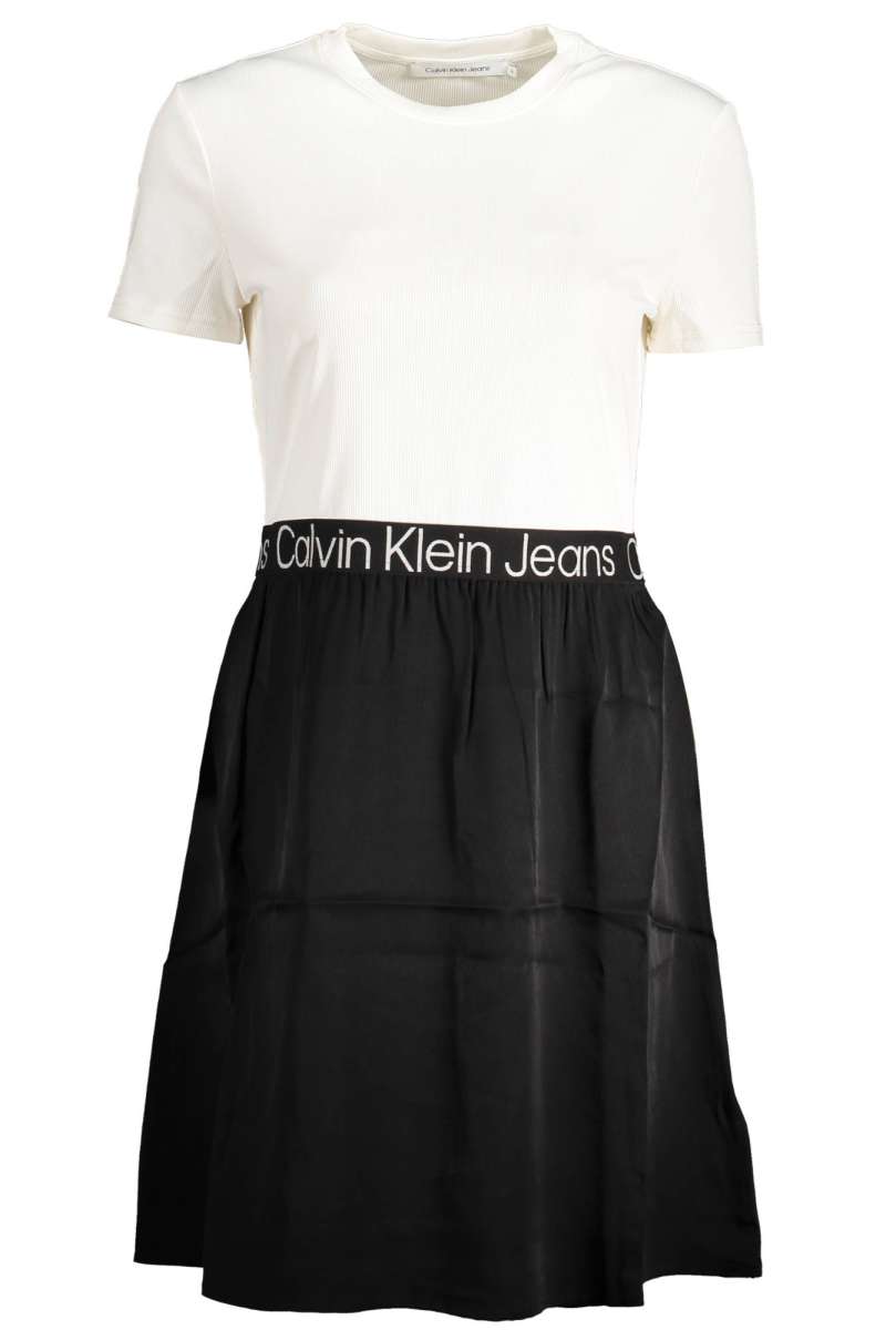 CALVIN KLEIN Γυναικείο φόρεμα κοντό λευκό J20J220759_YBH