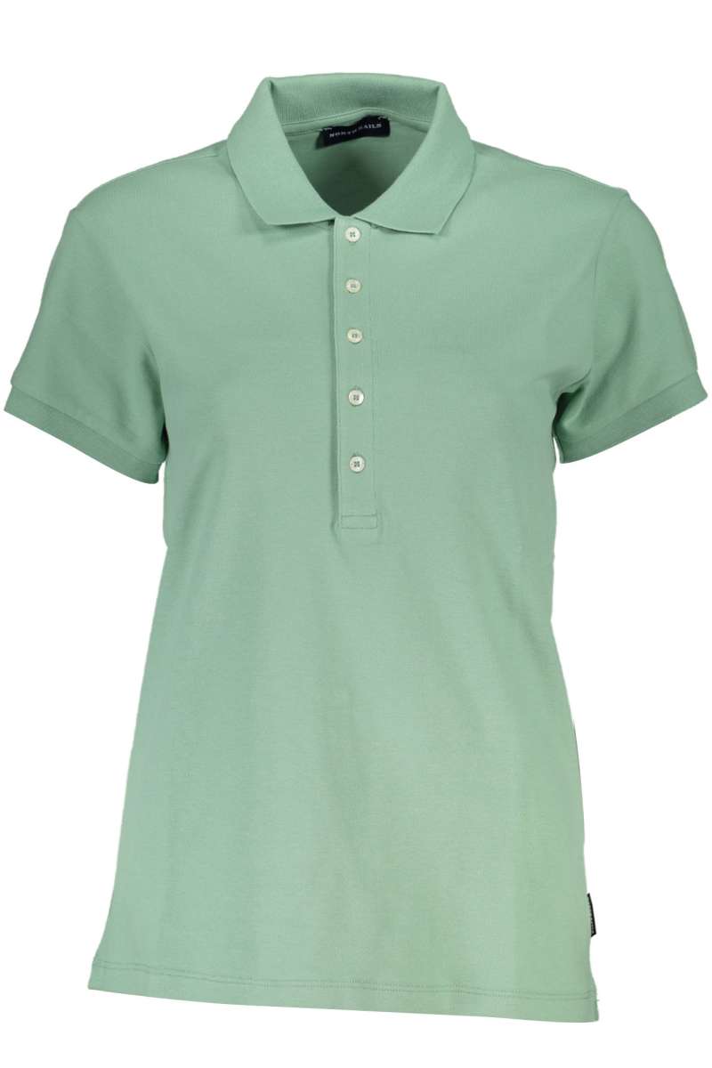 NORTH SAILS POLO SHORT SLEEVE WOMAN GREEN Verde 094164-000_VERDE_0405