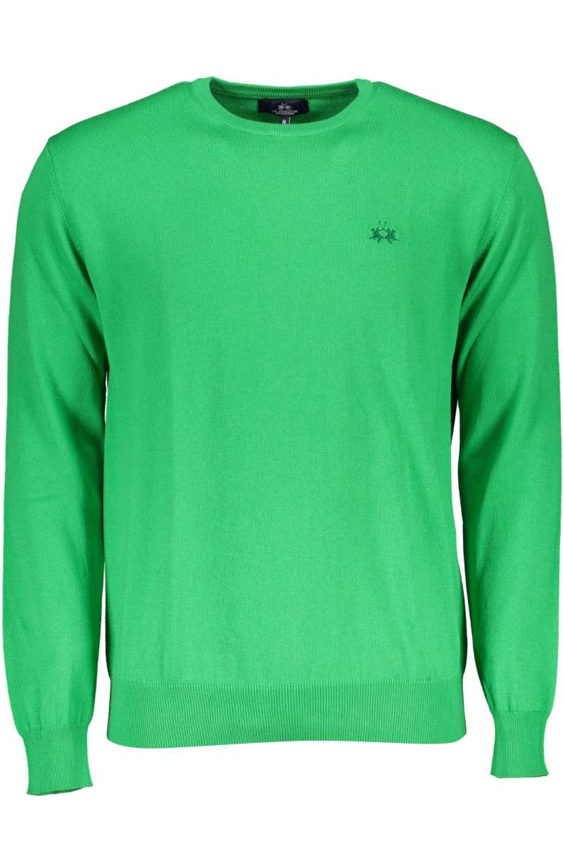 LA MARTINA Ανδρικό πουλόβερ πράσινο XMS006 XC006_03104