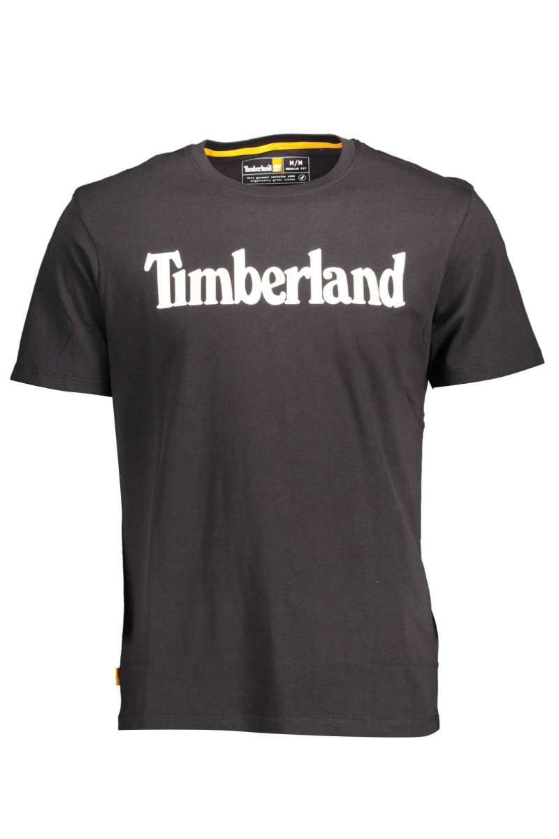 TIMBERLAND Ανδρικό μπλουζάκι κοντό μανίκι μαύρο TB0A2BRN_001
