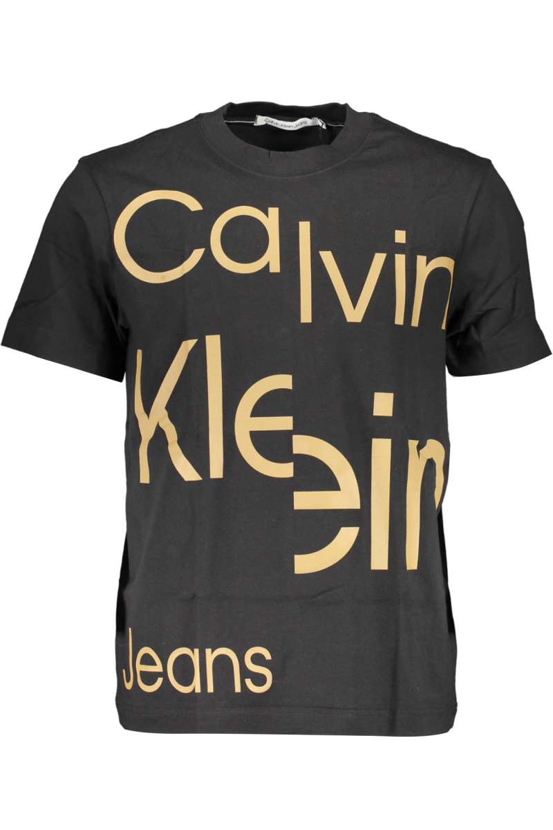 CALVIN KLEIN Ανδρικό μπλουζάκι κοντό μανίκι Μαύρο J30J321782_BEH