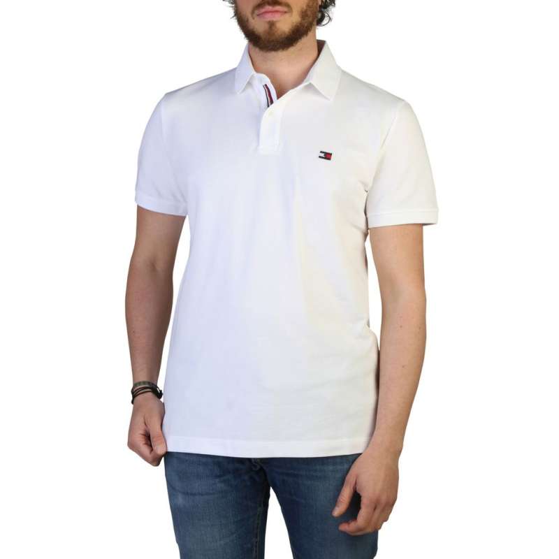 Tommy Hilfiger  Ανδρικό Μπλουζάκι Κοντό Μανίκι λευκό TH10084-001