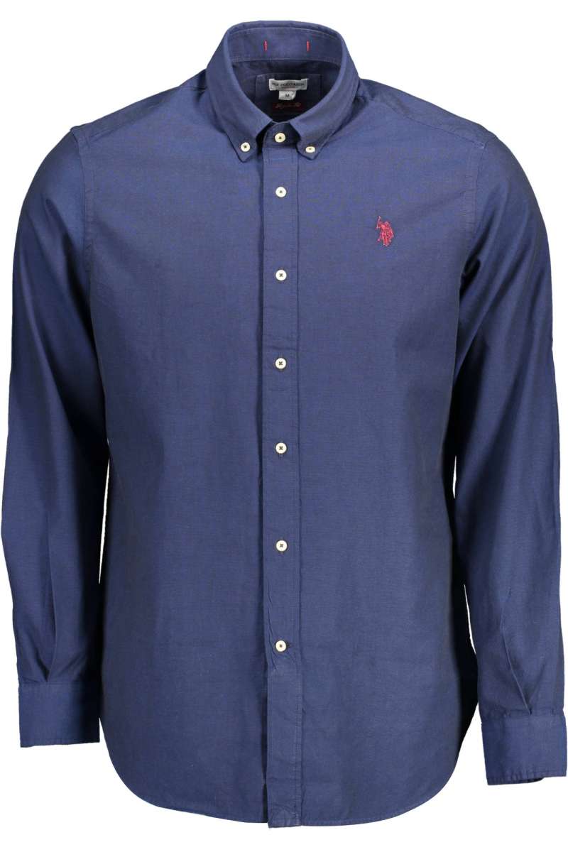 U.S. POLO Ανδρικό πουκάμισο μακρύ μανίκι μπλε 64091 52573_179