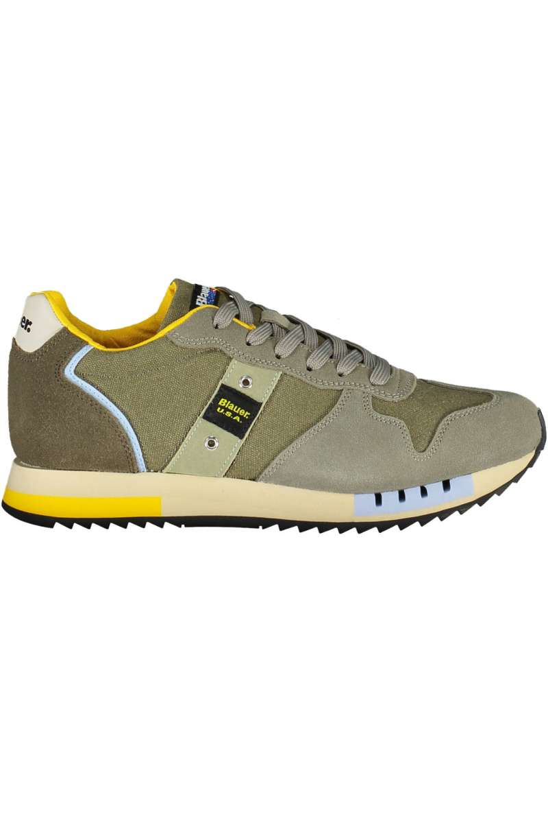 BLAUER Ανδρικά αθλητικά παπούτσια πράσινο S3QUEENS01/CAN_MIL/LTB