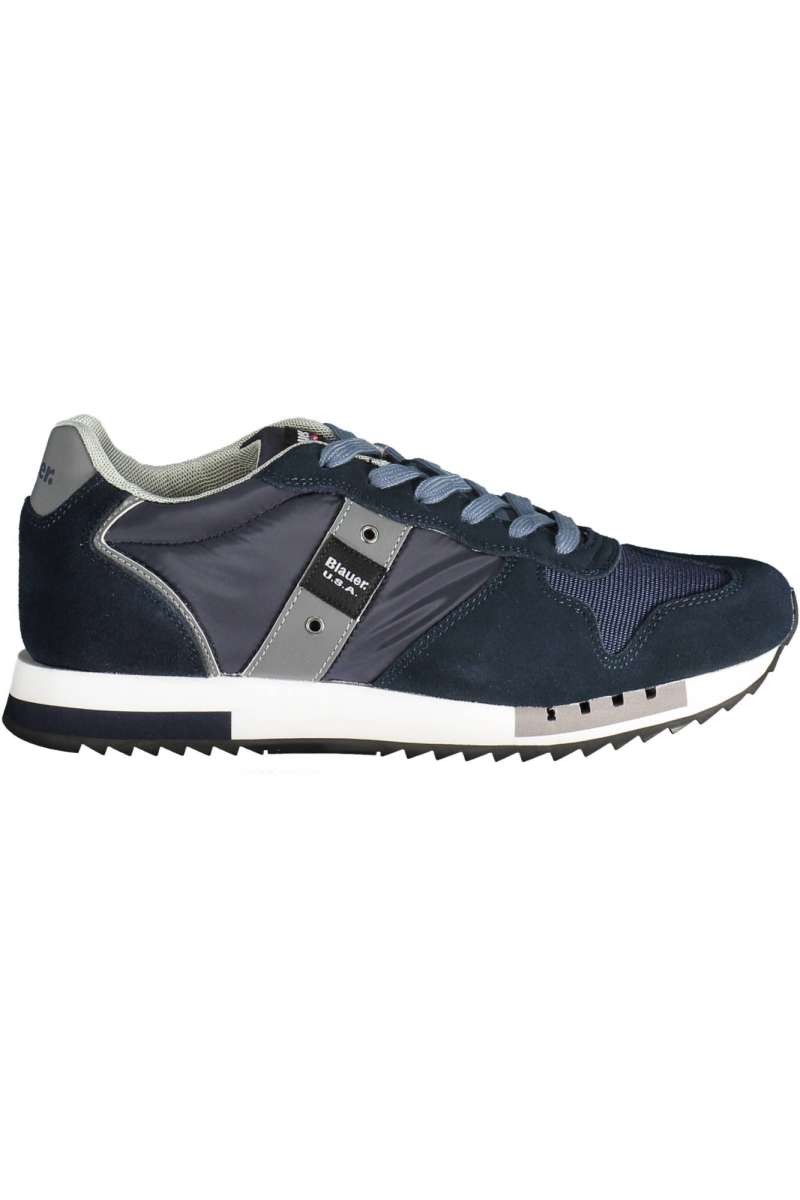 BLAUER Ανδρικά αθλητικά παπούτσια μπλε S3QUEENS01/MES_NVY NAVY
