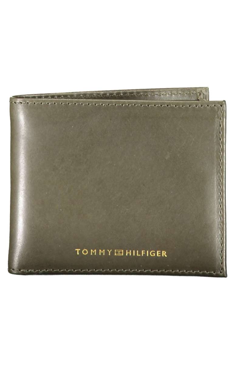 TOMMY HILFIGER Ανδρικό Πορτοφόλι με προστασία AM0AM07640 πράσινο AM0AM07640_MR8