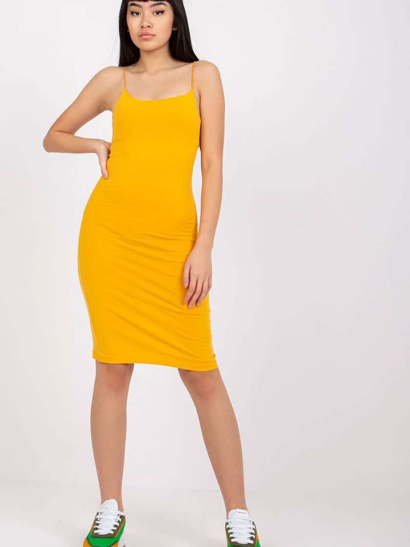 BFG Γυναικείο φόρεμα 165153 BFG_Sukienka_RV-SK-7560.90_Light_Orange Πορτοκαλί BFG_Sukienka_RV-SK-7560.90_Light_Orange