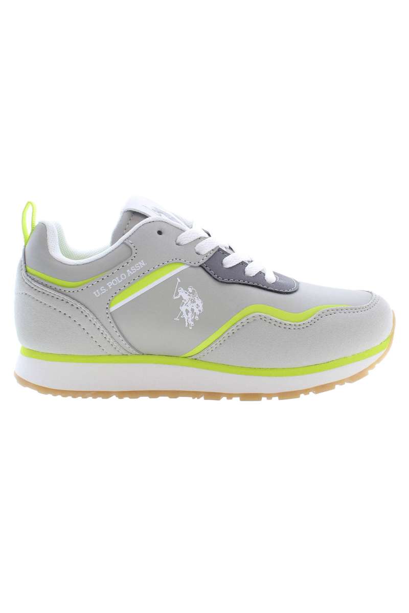 US POLO BEST PRICE SPORTS SHOES FOR KIDS Grigio NOBIK010K3NH1_GRIGIO_LGR-LGE02