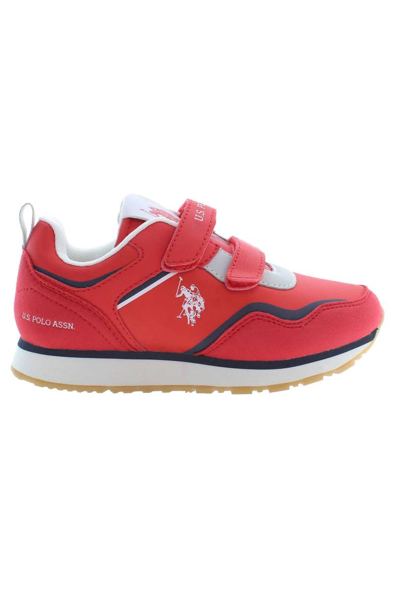 US POLO BEST PRICE RED SPORTS SHOES FOR KIDS Rosso NOBIK009K3NH1_ROSSO_RED-DBL02