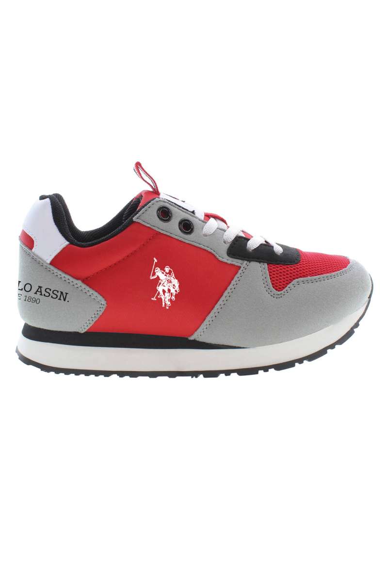 US POLO BEST PRICE RED SPORTS SHOES FOR KIDS Rosso NOBIK008K3TH1_ROSSO_RED-LGR01