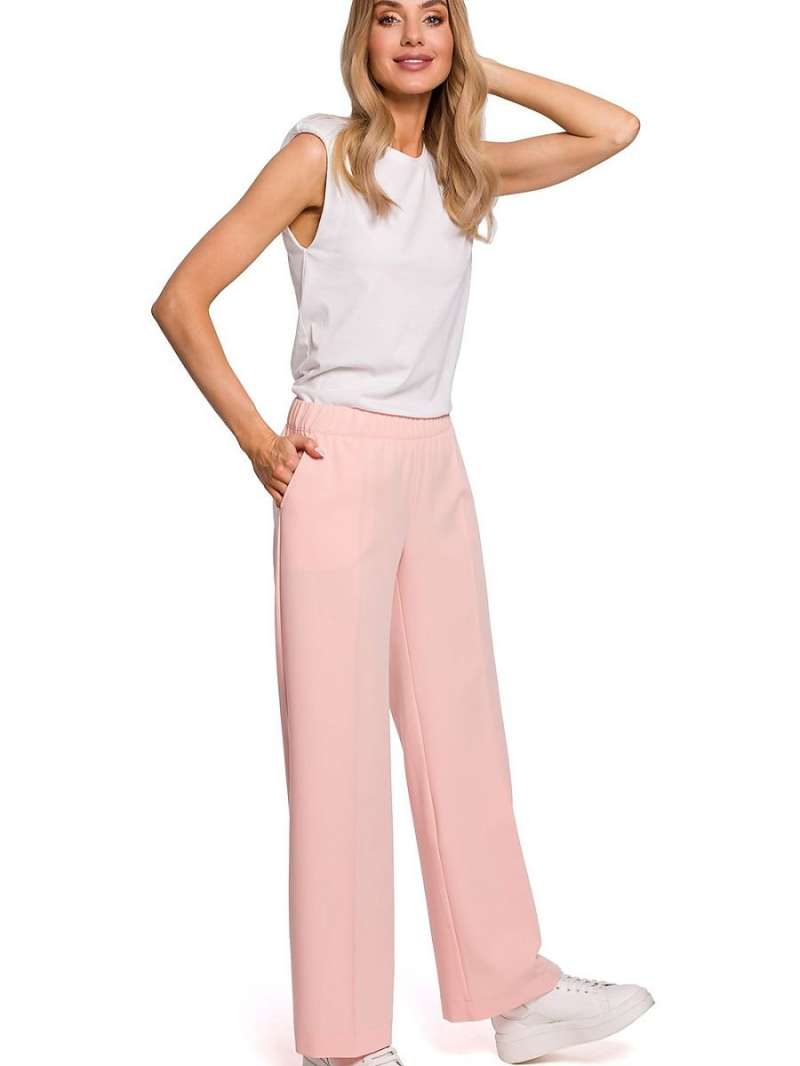  Γυναικείο παντελόνι  Moe  MOE570 ροζ 