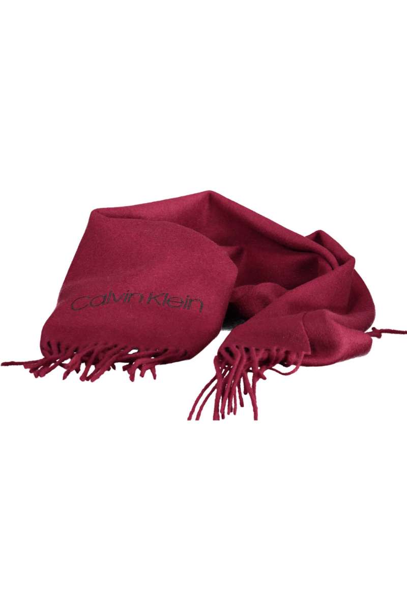 CALVIN KLEIN RED MEN'S SCARF Rosso K50K507439_ROSSO_XUU