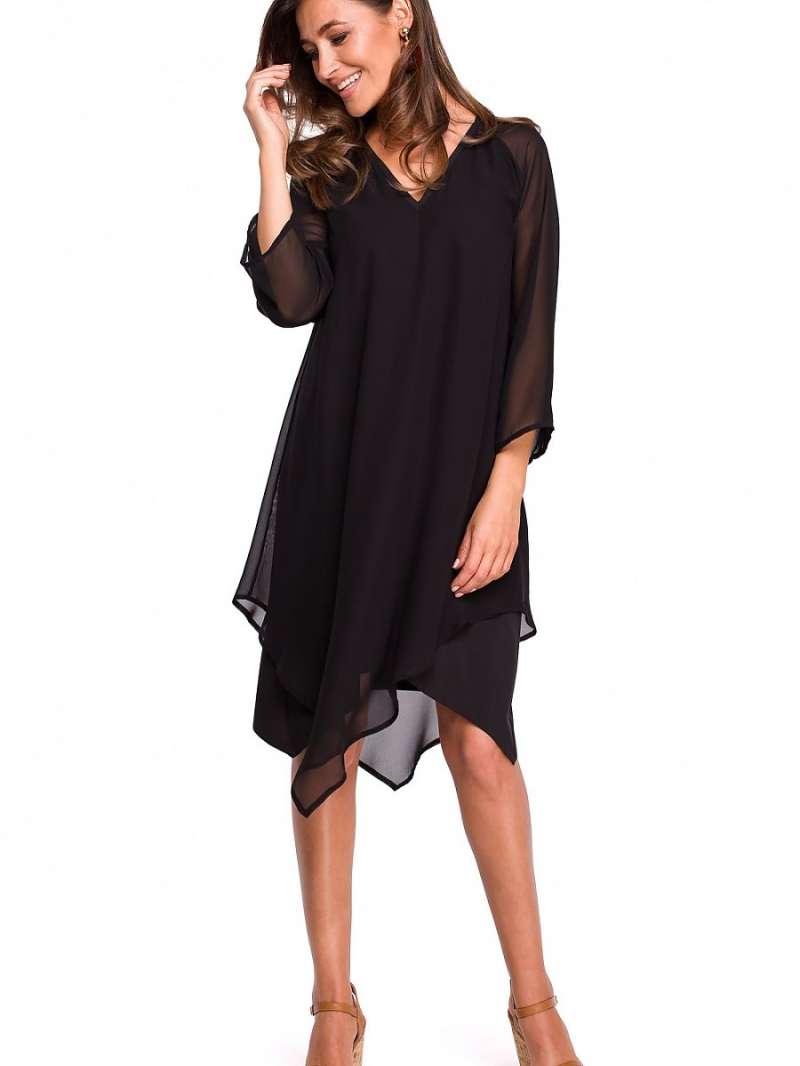  Γυναικείο φόρεμα  Stylove  S159 μαύρο 