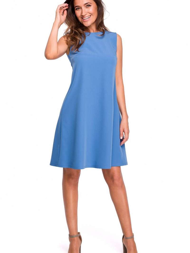  Γυναικείο φόρεμα  Stylove  S157 μπλε 